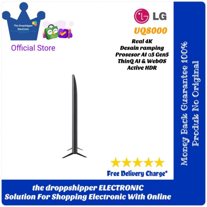 adrianisalsabila - LED TV LG 60 INCH 4K SMART TV LG 60UQ8000PSC LG 60UQ8000 LG UQ8000 60