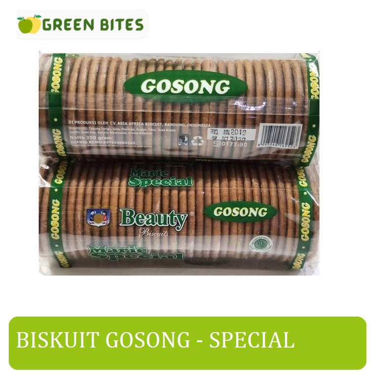 

Biskuit gosong special hijau