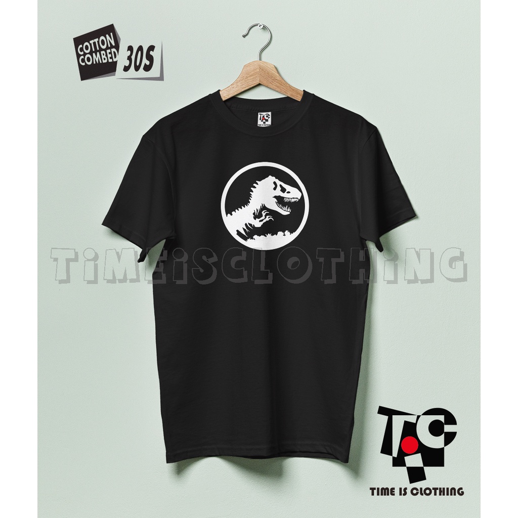 Kaos + TOPi Baju Obral Combed 30S Distro jurassic park WORLD