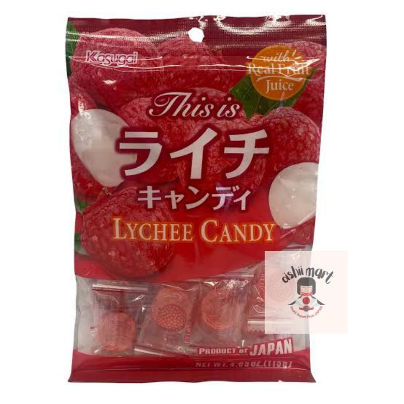 Kasugai Lychee Candy / permen / candy / cemilan / snack / camilan / permen jepang