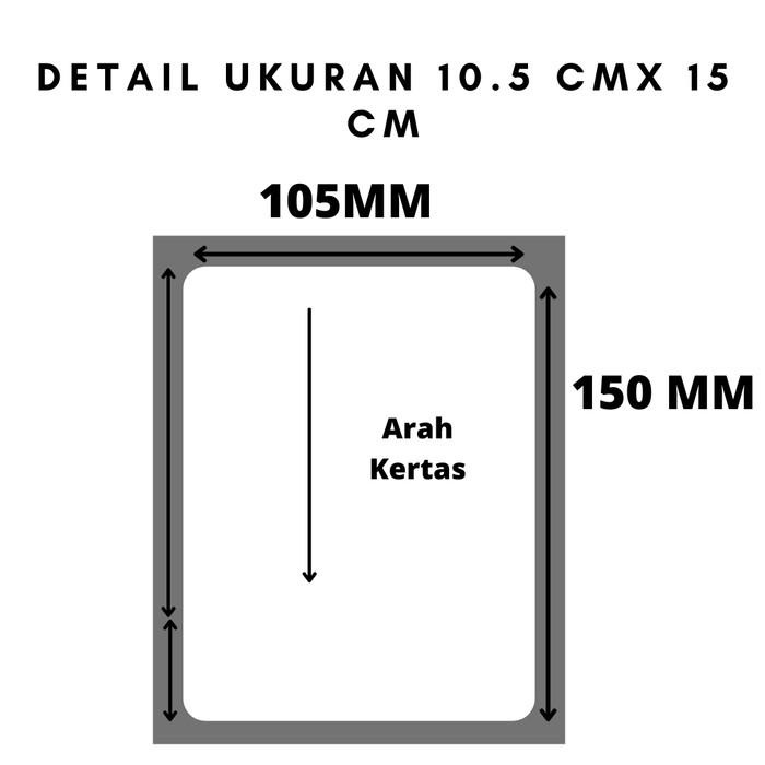 

STIKER LABEL HVS UK A6 ISI 500 - STICKER LABEL HVS OLSHOP
