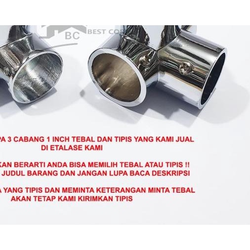 Join Pipa / Sambungan Pipa 4 Cabang 1 Inch