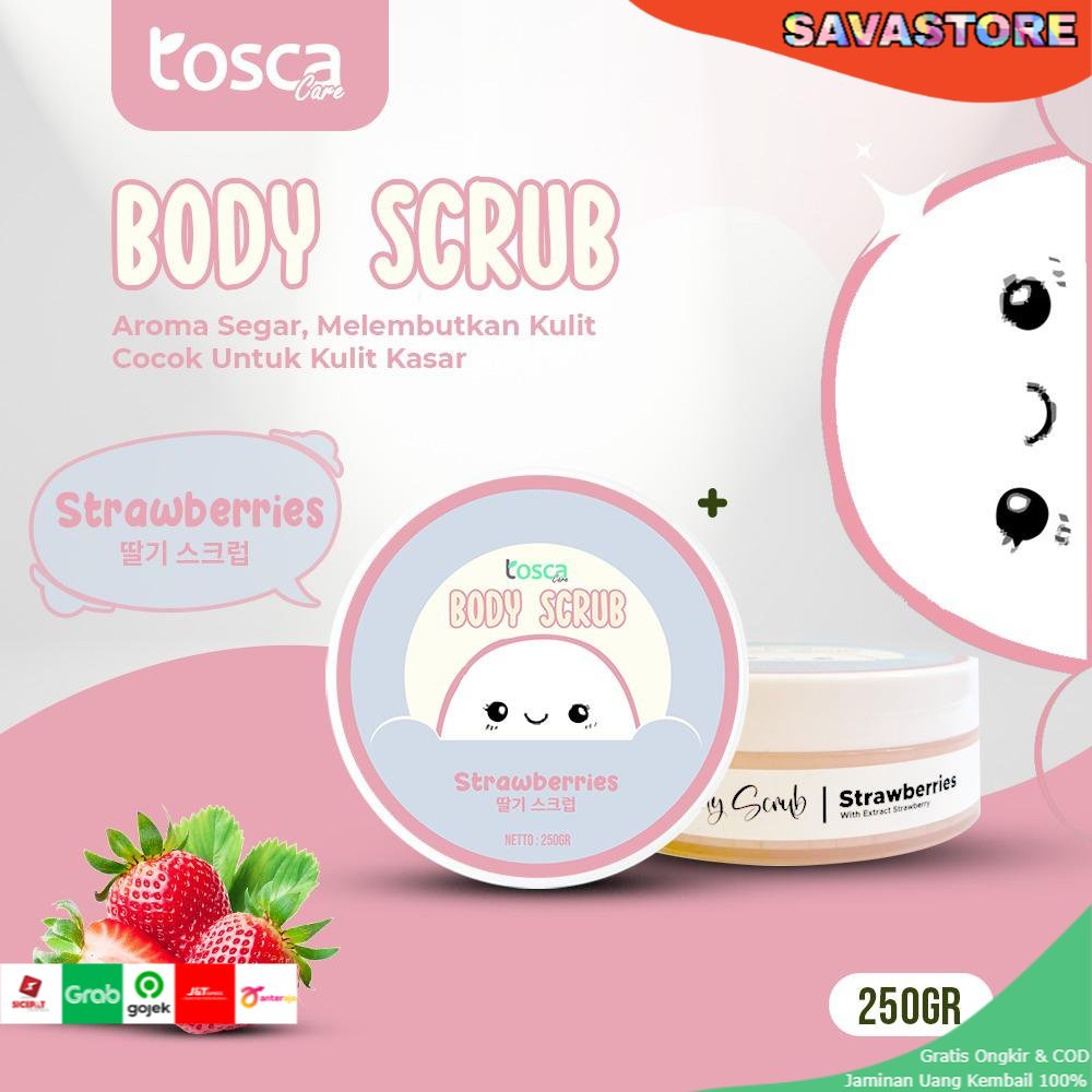 PELEMBAB PENGHALUS KULIT BODY SCRUB - LULUR BADAN ATASI KULIT KERING