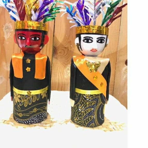 Boneka Ondel-Ondel Mini Mainan Anak [SEPASANG]