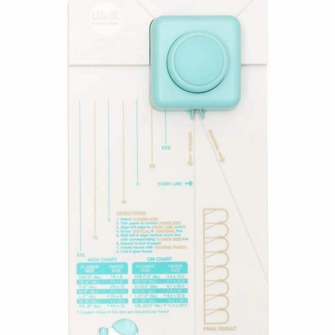 

_^_^_^] We R memory keepers Flower punch board