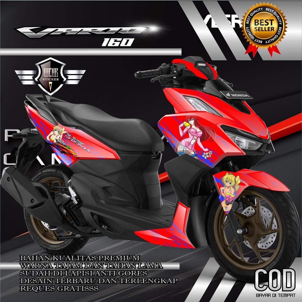 DECAL VARIO 160 CEWEK SEXY ANIME ( 25 DESAIN )