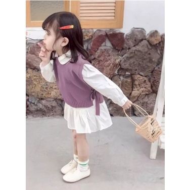 Rompi Tali Rajut Anak 2-4 tahun Andin Vest 7 Get Premium Tebal By Overloady