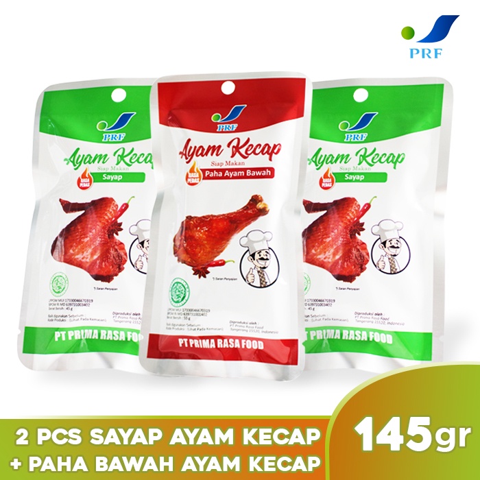 

2 pcs Sayap Ayam Kecap + Paha Bawah Ayam Kecap Siap Makan - Makanan Instan - Makanan Siap Saji - PRF