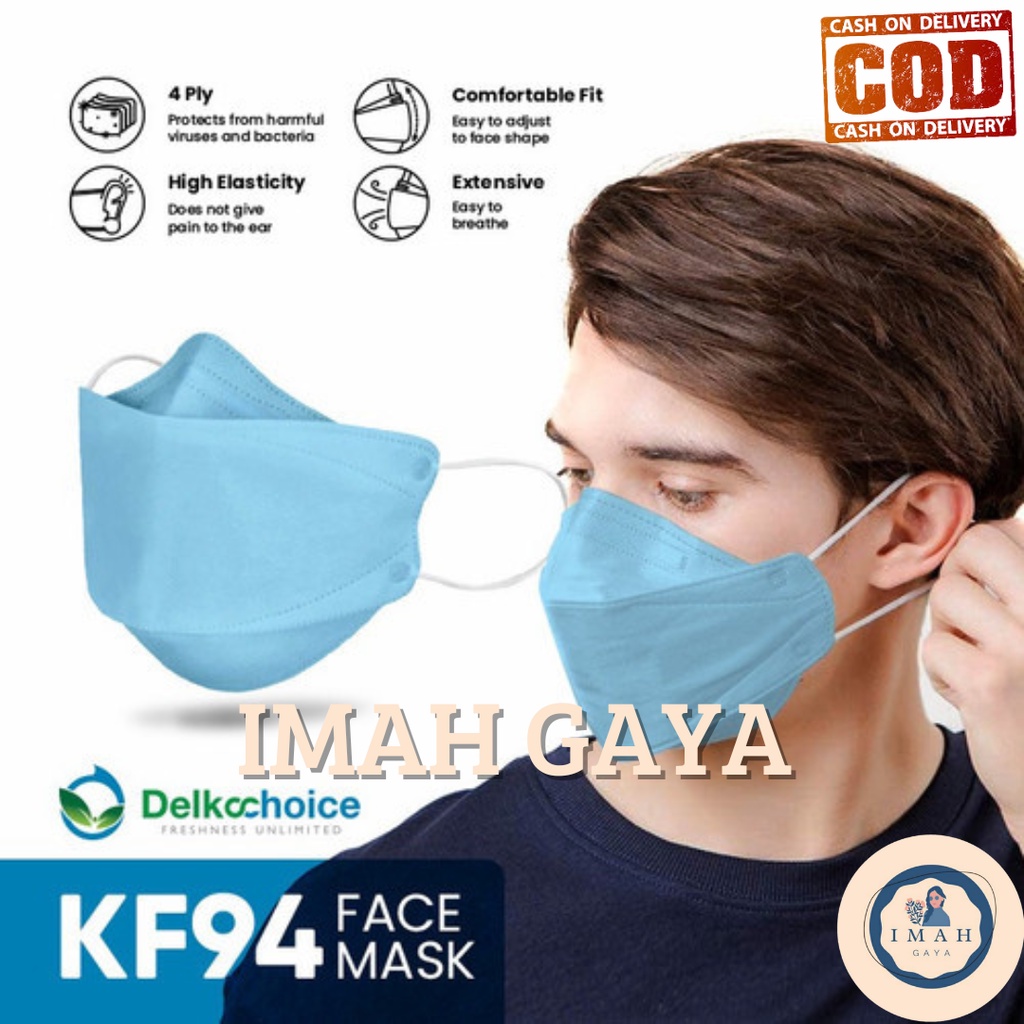 MASKER KF 94 4 PLY WARNA MASKER KOREAN KF94 ISI 10 PACK