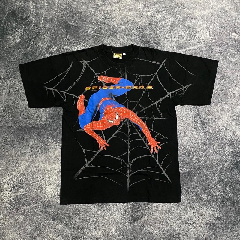vintage aop spiderman 2 movie promo tee