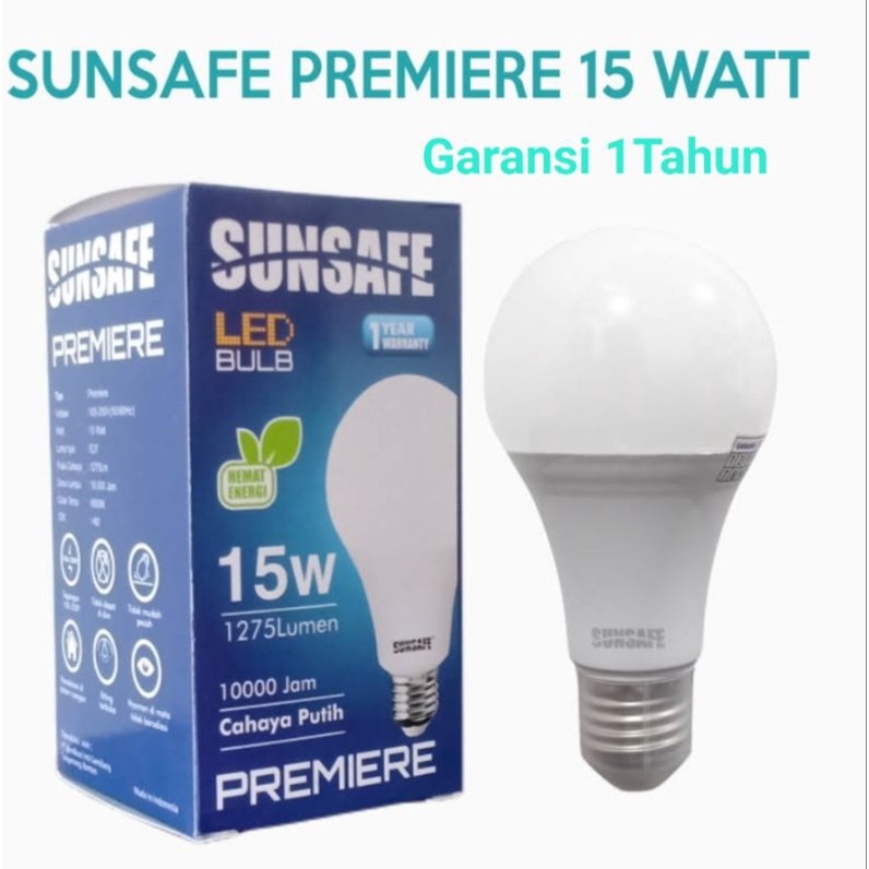 Lampu led sunsafe Premiere 15 Watt