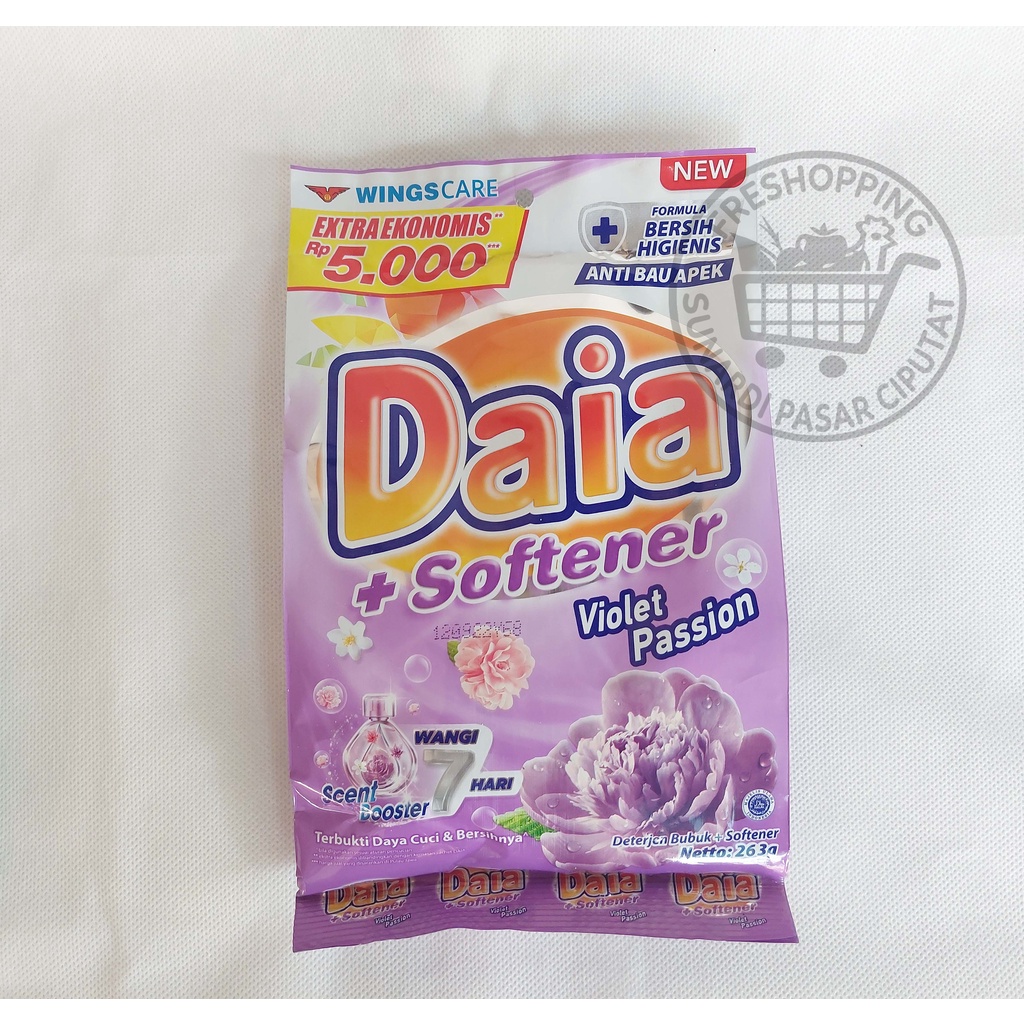 Daia 5000 Deterjen Bubuk 265gram