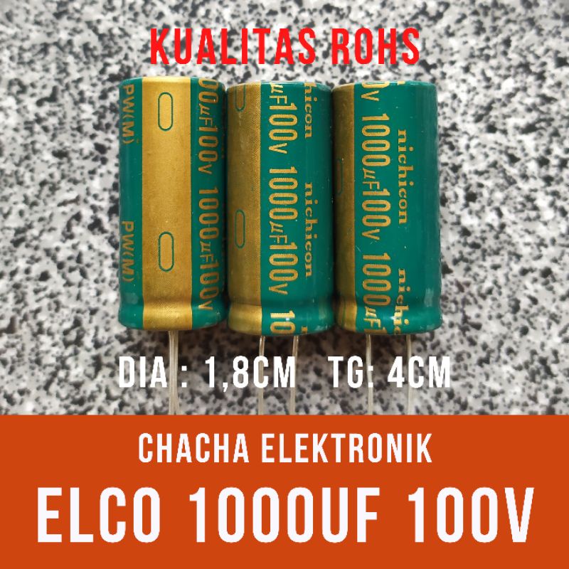 Capasitor Elco 1000uf 100v