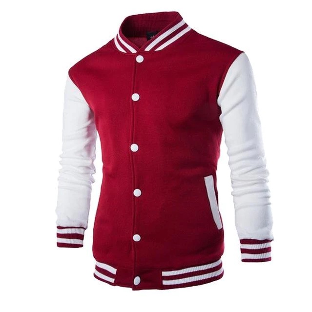 Jaket Varsity Basic Pria II Jaket Baseball Polos II College Jacket II Jaket Sweater Varsity Milea