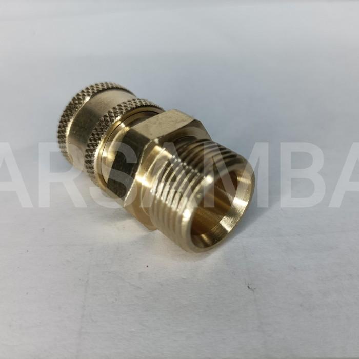 Quick Coupler Female 1/4 ulir luar M22