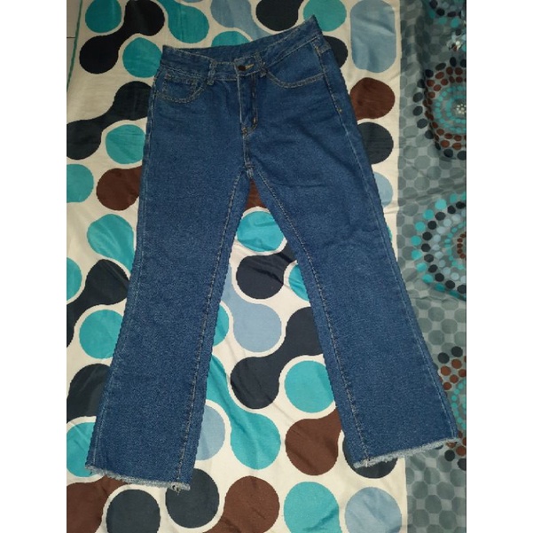 preloved jeans cutbray rawis