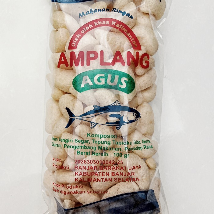 

NEW AMPLANG "AGUS"/KERUPUK/CAMILAN KHAS KALIMANTAN/KUKU MACAN "AGUS