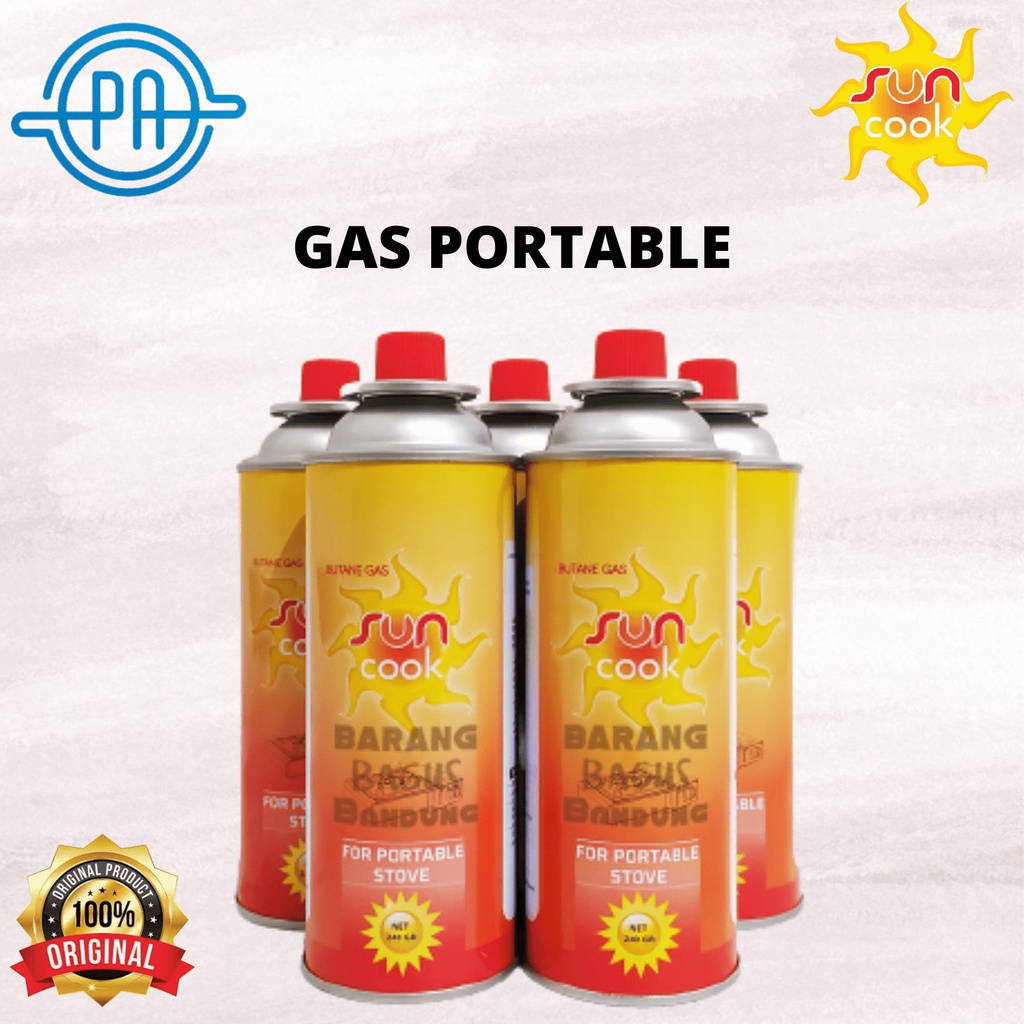 TABUNG GAS PORTABLE SUNCOOK / SUPERCOOK GAS KOMPOR