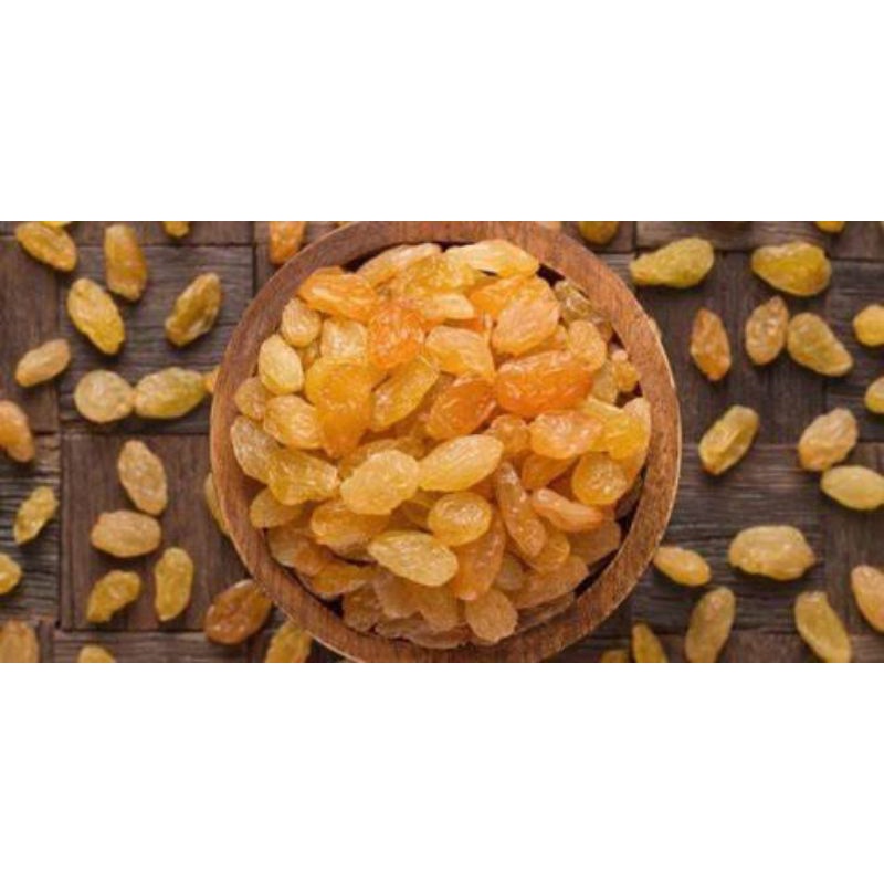 

kismis kuning simil golden yellow raisin ole ole haji umrah 1kg