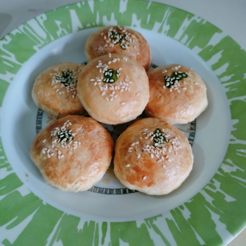 

Kue Pia Kacang hijau.