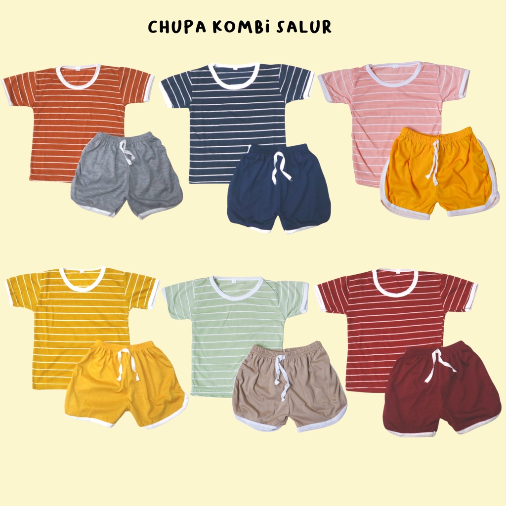 Babynkids - Setelan Baju Chupa Chup Anak / Setelan baju playful colour anak / Setelan Baju Playset Cupa Cups Anak / Set retro / Setelan anak laki / Setelan Anak Perempuan / Setelan Anak Playset / Setelan Anak Playful Colour