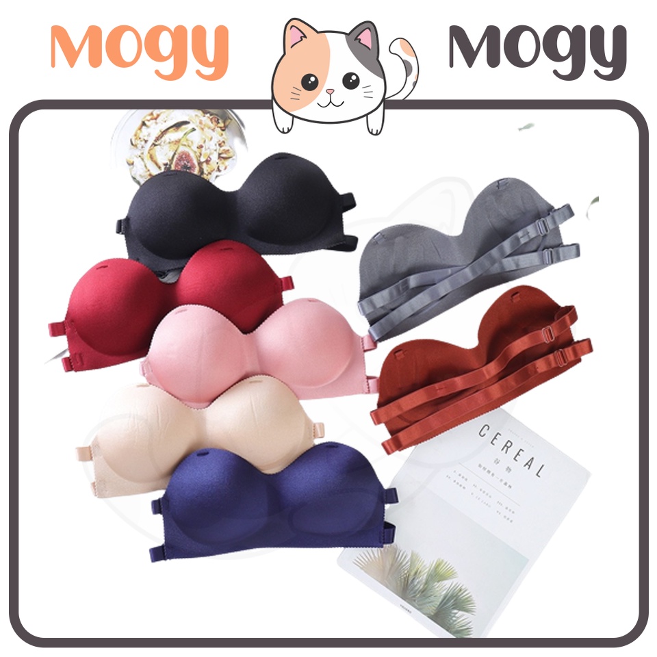 MOGYMOGY BRA545 Bra Push Up Party Bra Tanpa Tali Transparant