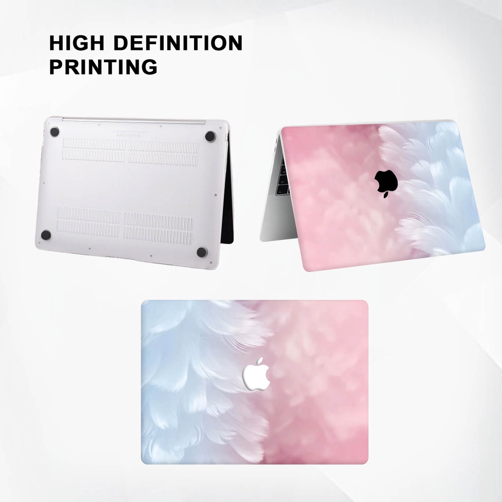 Case Casing Protective Pelindung Laptop Macbook Air Pro 13 M1 M2 2017 2018 2019 2020 2021 A1932 A2179 A2337 A1706 A1708 A1989 A2159 A2251 A2289 A2338 A2681 Gambar Abstrak Abstract Lukisan Marble Warna Biru Pink Kombinasi Motif Lucu Hardcase Murah