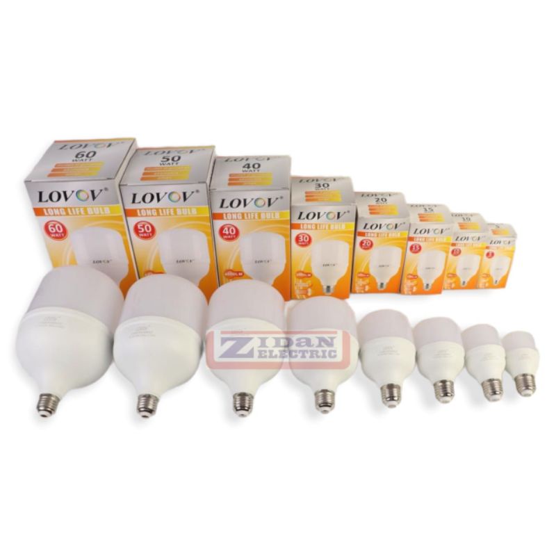 Lampu Led Tabung Capsule Kapsul 5W 10W 15W 20W 30W 40W 50W 60W Lovov