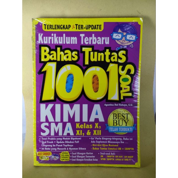 Bahas Tuntas 1001 soal Kimia SMA kelas X, XI, & XII . vu