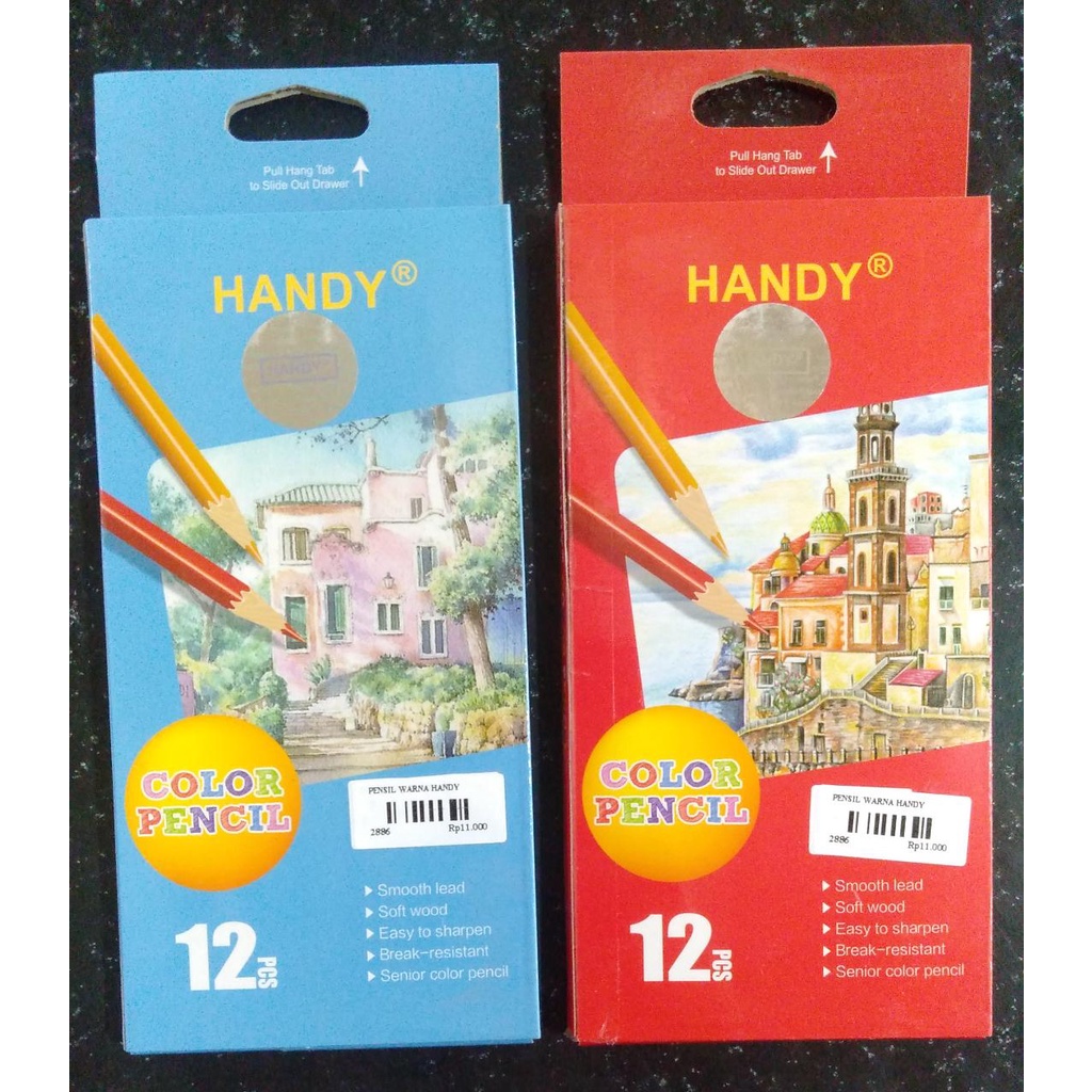 

Pensil Warna Handy 12 Color Pencil (Art: 2886)