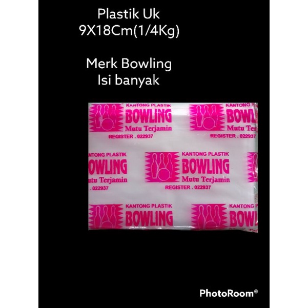 Plastik 1/4Kg Merk Bowling