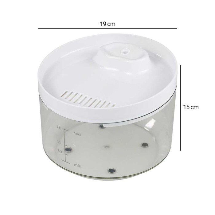 Fountain Water Dispenser 11A Tempat Minum Anjing Kucing 2,2L