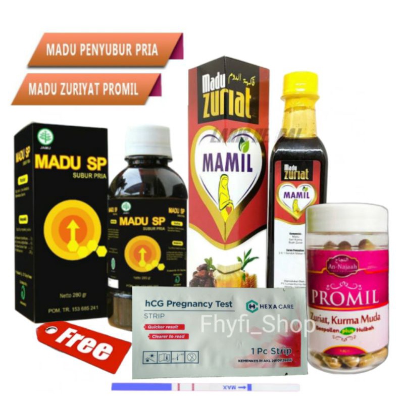 Paket PROMIL Madu Zuriat Obat Herbal/Kesuburan Promil/Suami Istri