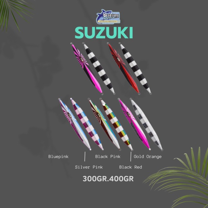 Metal Jig SUZUKI 300gr 400gr Slow Jigging Umpan Pancing Fast Jig