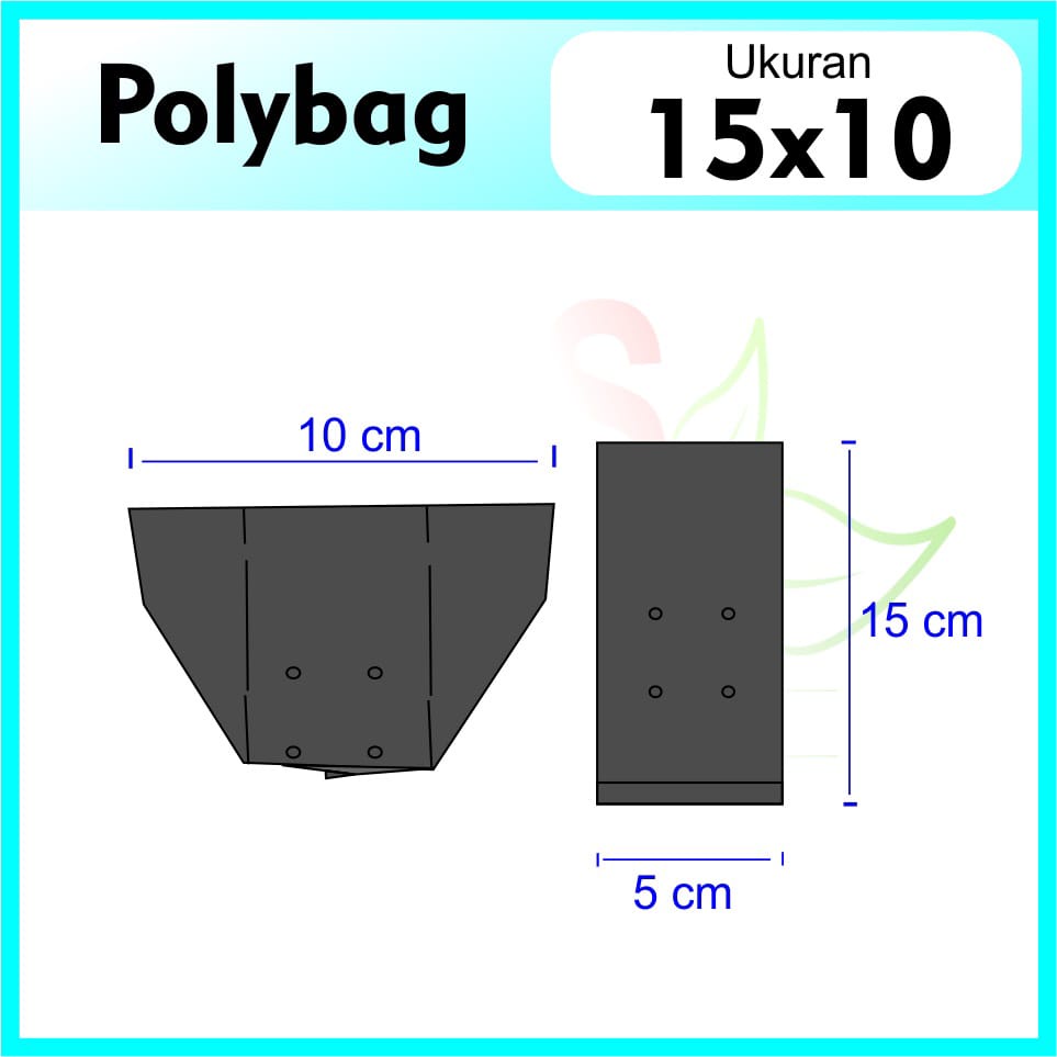 Plastik Polibag Tanaman Satu Lembar Polybag Tanaman Polibag Tebal Kecil Sedang Polibek Plastik Serbaguna Berkualitas Polibex Tanaman Tebal Kuat