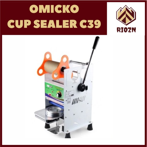 OMICKO C39 mesin CUP SEALER Pres gelas minuman/penutup minuman