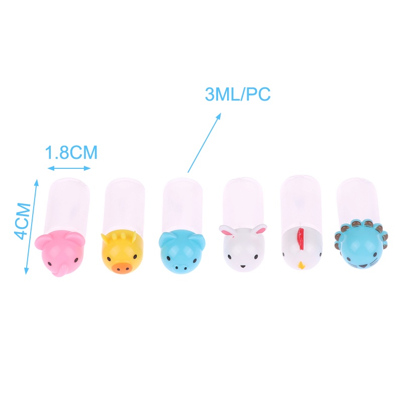 1 / 6 Pcs Botol Saus Mini Portable Untuk Bento