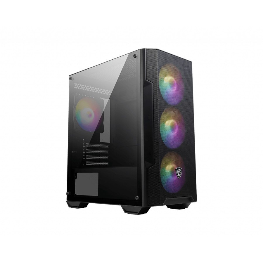 Casing MSI MAG Force M100A - mATX With 4 Fan RGB - Casing MSI M100A