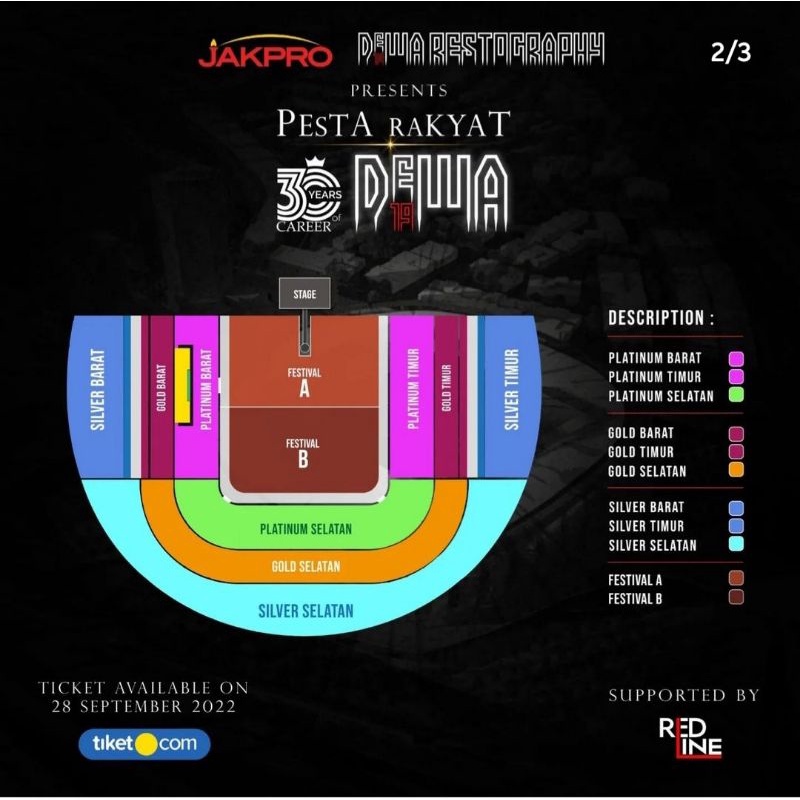 Tiket Dewa 19 30 Tahun Berkarya Jakarta (JIS) 12 November 2022