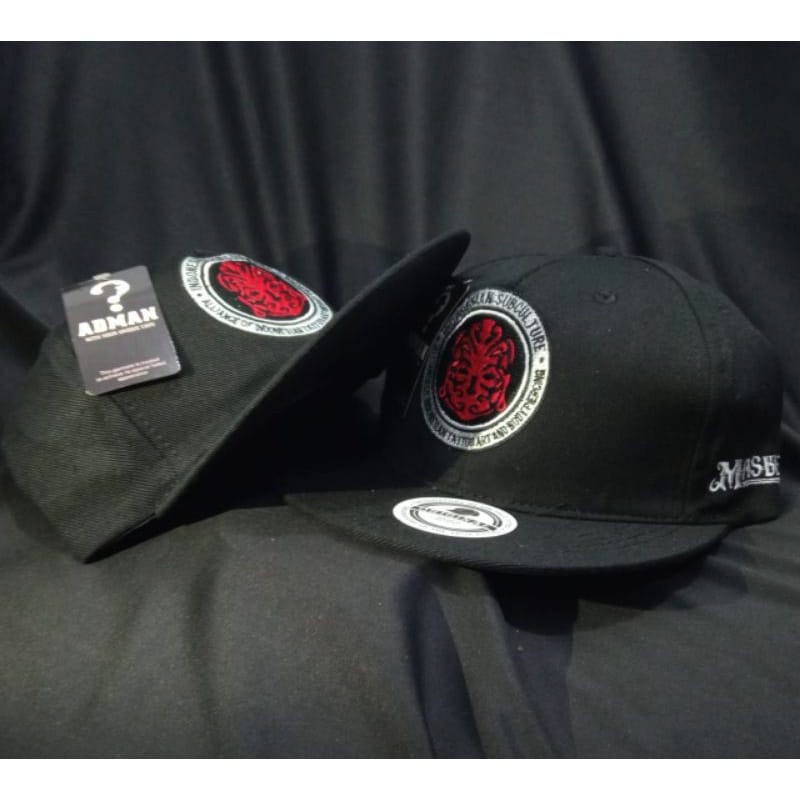 Topi Hip Hop Snapback Masberto / Topi Bordir bisa bayar di tempat