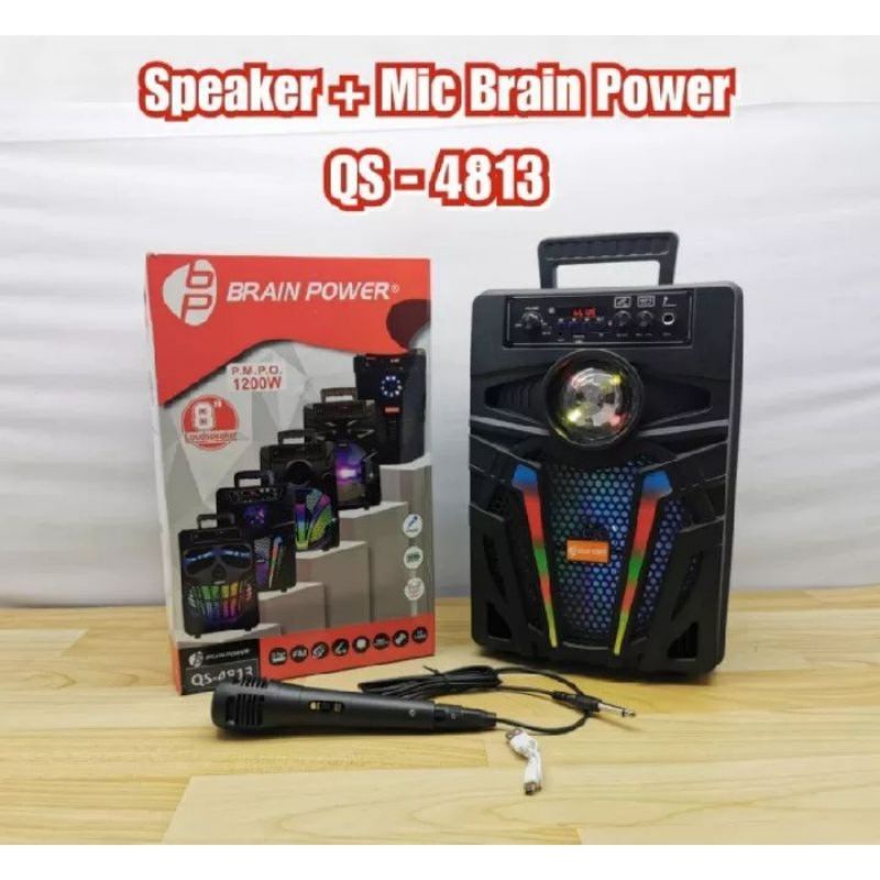 Speaker Portable Karoke 8'5 Inci KIMISO QS-4813