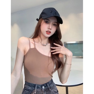 DF BR268 Bra Bh Tanktop Crop Top 2 Tali Samping Pakaian Dalam Wanita Cewek Korea Tank Top Cup