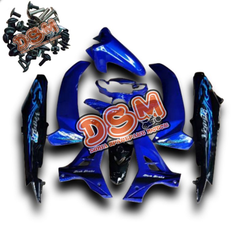 FULL BODY HALUS VEGA R NEW BIRU HITAM PLUS BAUT / BODY VEGA R NEW