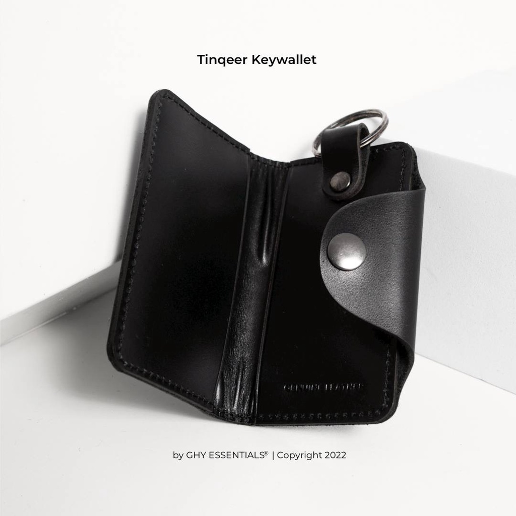 GHY ESSENTIALS Gantungan Kunci Mobil Kulit Asli - Tinqeer Keywallet