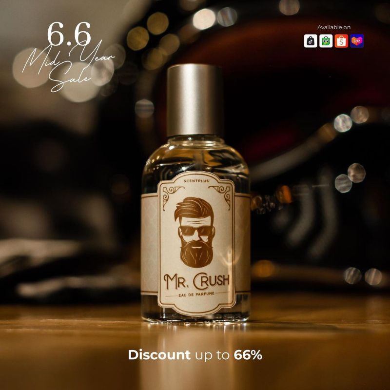 BELI 1 GRATIS 1 SCENTPLUS MR. CRUSH - H R N Y EDP 35ML PARFUME PEMIKAT PASANGAN-MR. CRUSH