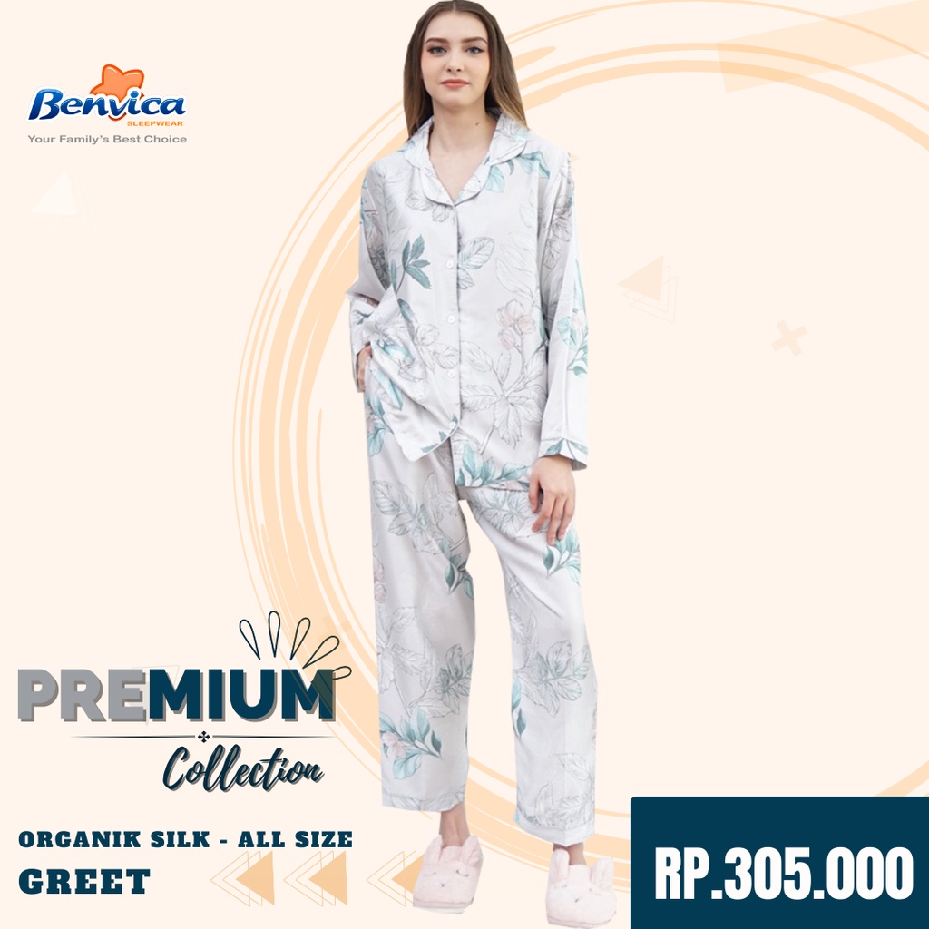 BAJU TIDUR PIYAMA KATUN ORGANIK GREET