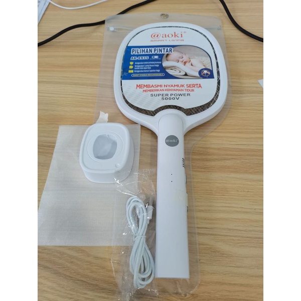 Raket Nyamuk 2 in 1 AK 890s / 893s Aoki