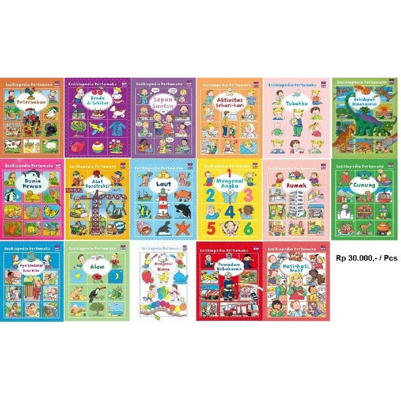 Kumpulan Buku Anak TK PAUD Ensiklopedia Pertamaku  BIP