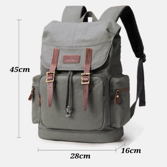 Kbag Klub New Canvas - Tas Ransel Canvas IAC Backpack Up to 15 inch - Tas Pria Tas Wanita Daypack