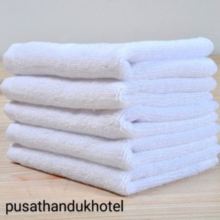 Bath Towel / Handuk Mandi Hotel Bintang 5 Putih Polos 80x160 600gr/pcs 100% katun Premium #0